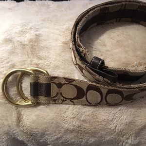 Brass Double “D” Buckle Belt